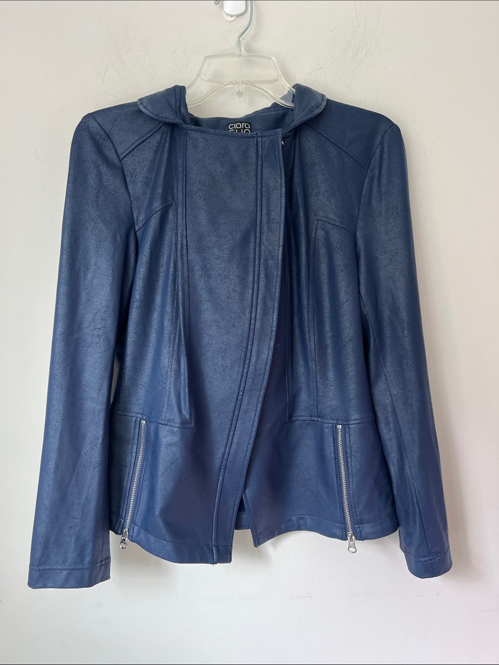Clara Sun Woo - Liquid Leather Signature Jacket Sz L +